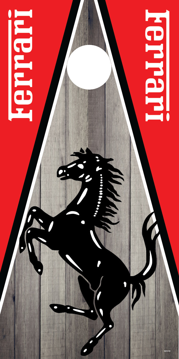Corn Hole Board Wrap - Ferrari D3 Set Cornhole