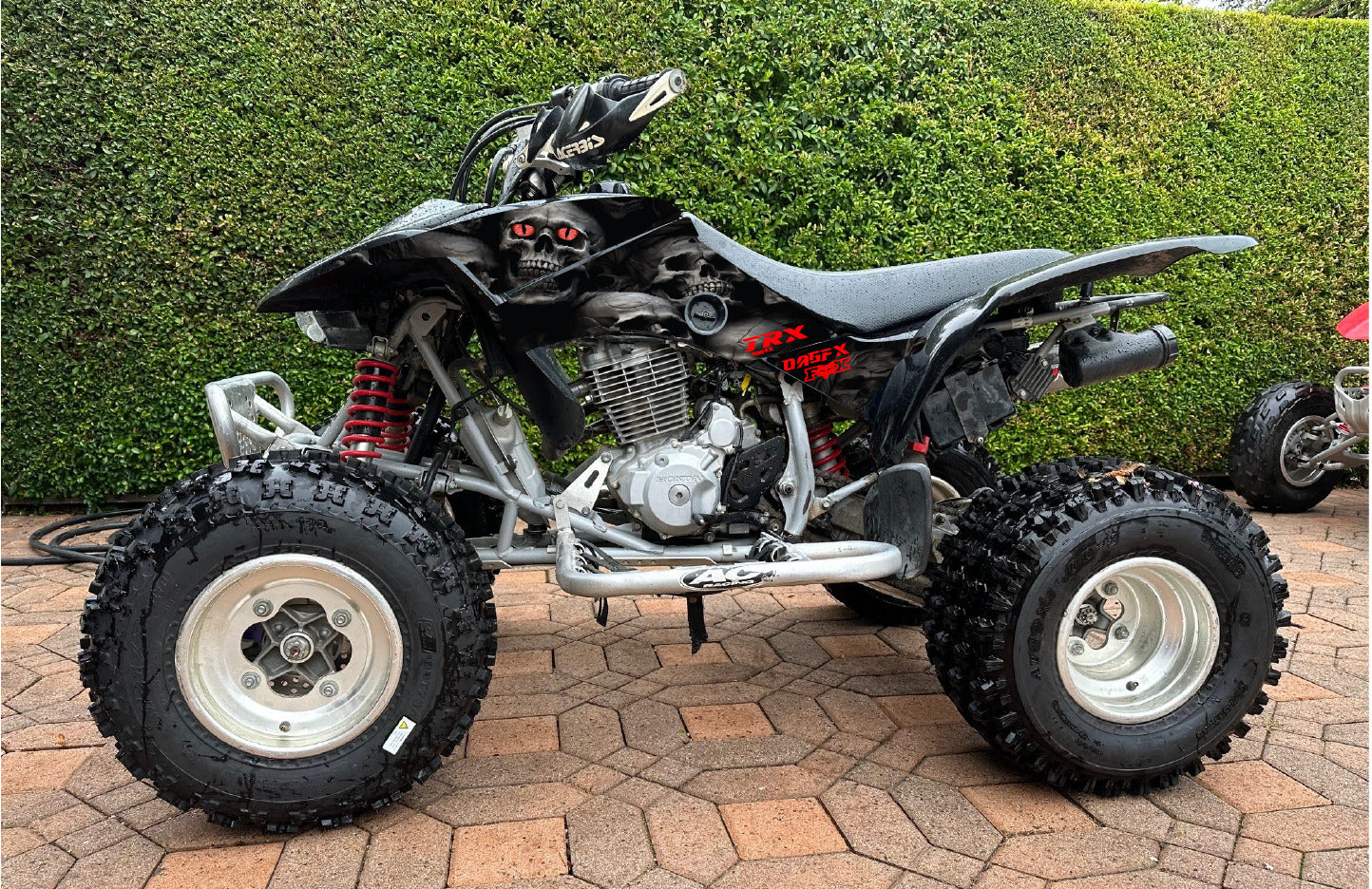 1999-2004 Honda TRX 400 EX Graphics Kit - Pro Ed DSK-1 Skulls