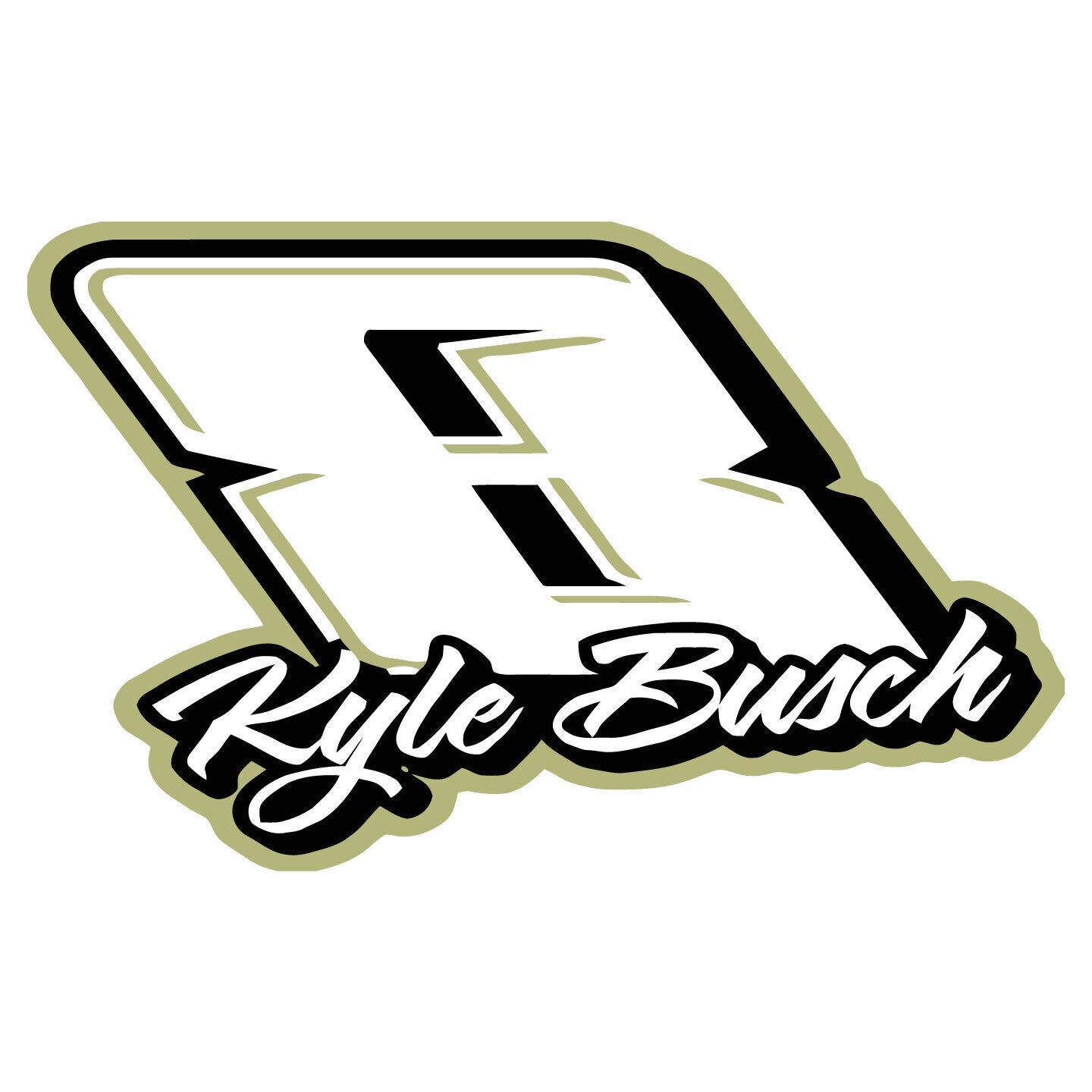 NASCAR #8 Kyle Busch Decal ~ Vinyl Car Wall Sticker