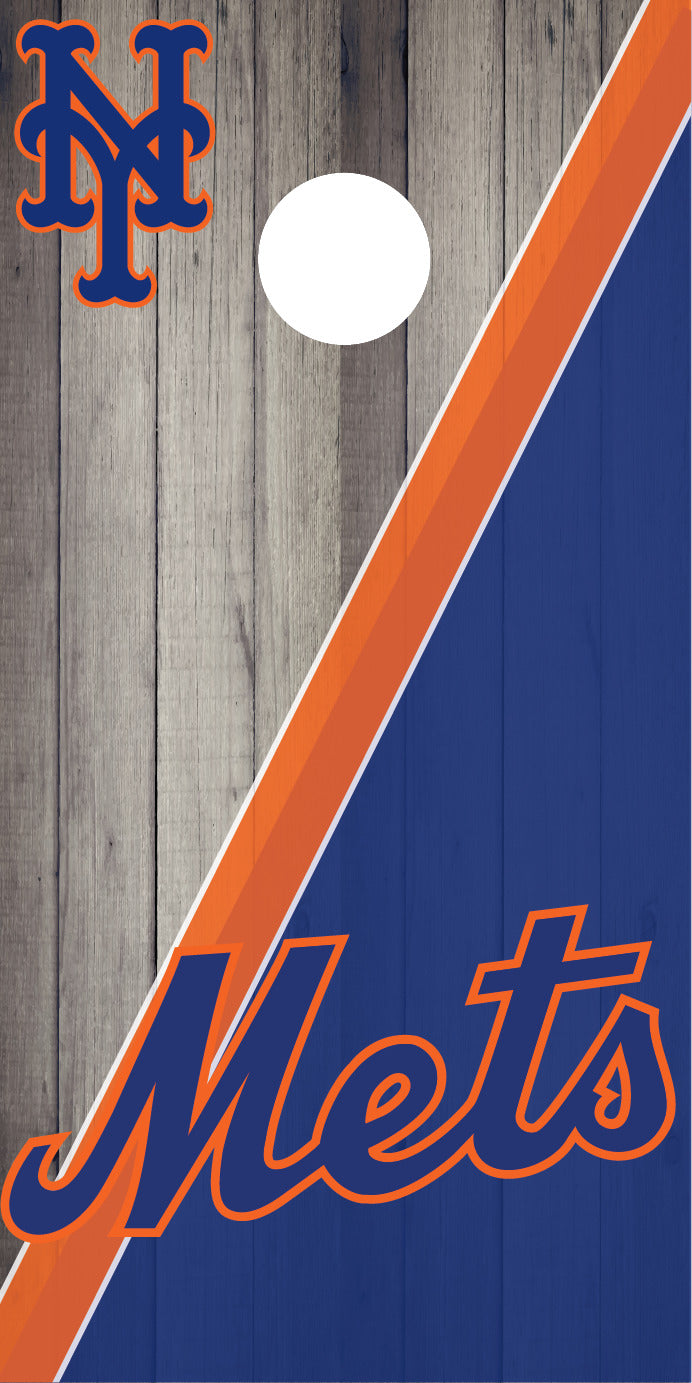 Corn Hole Board Wrap - New York Mets Cornhole