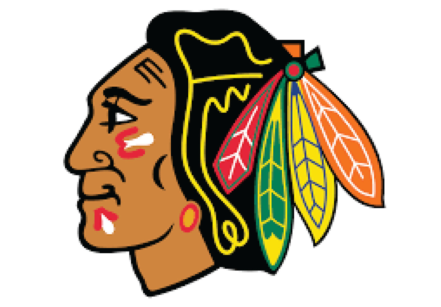 Chicago Blackhawks Black Hawks Decal ~ Vinyl Car Sticker - Wall, Small to XLarge