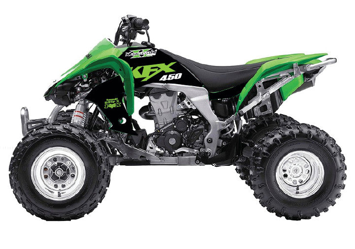 2008 - 2014 Kawasaki KFX 450 Graphic Kit - D00-1 Black