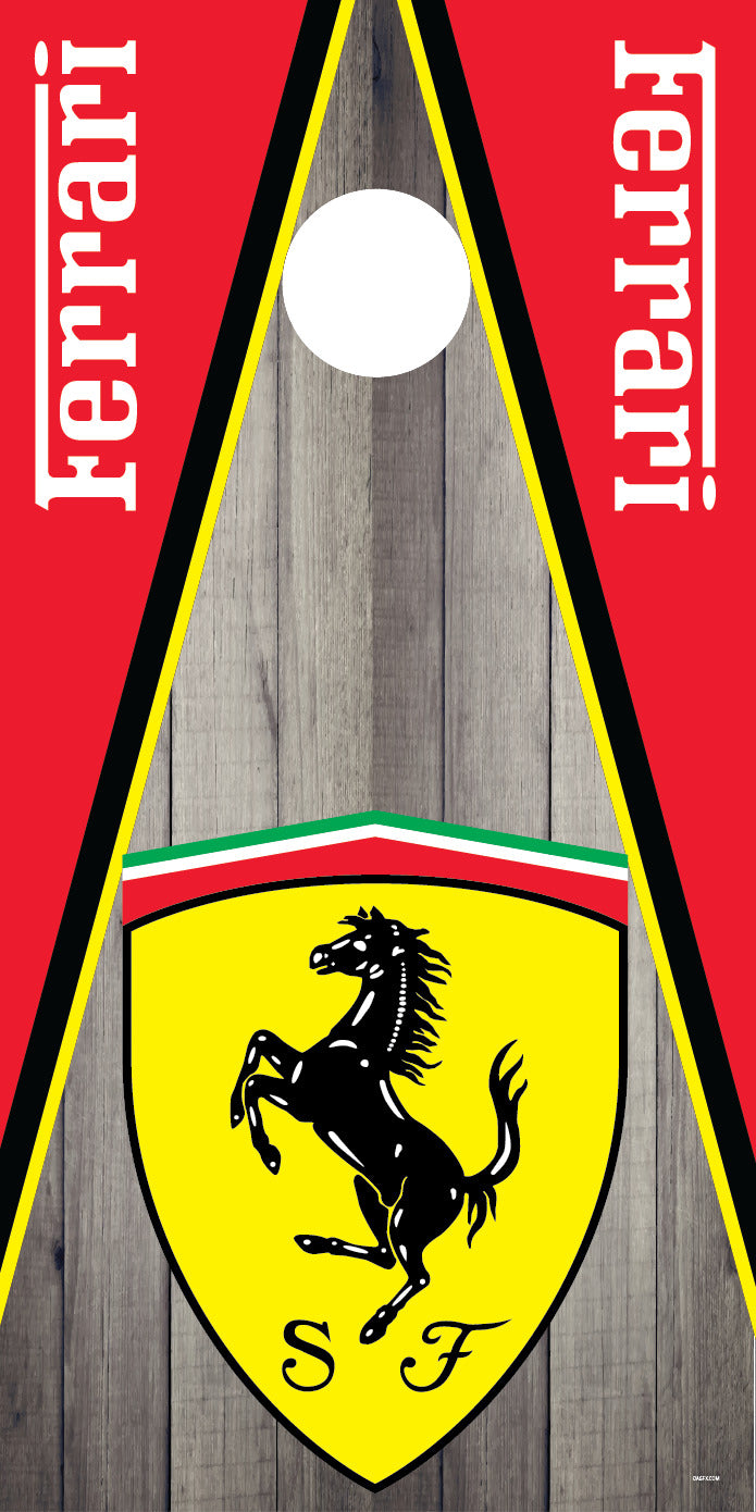 Corn Hole Board Wrap - Ferrari Set Cornhole