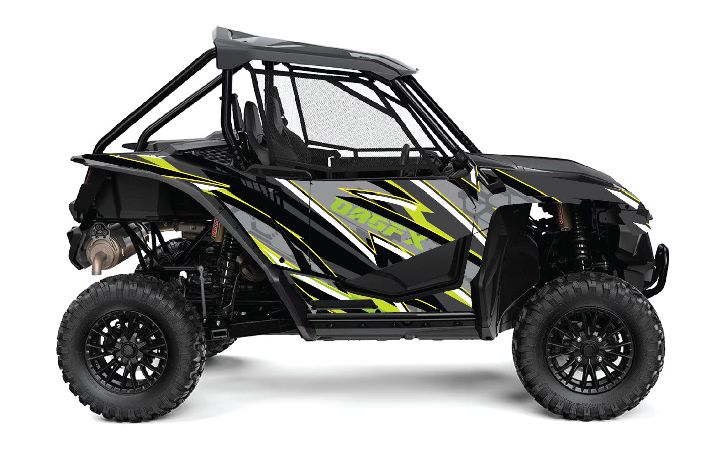 2019-2022 Honda Talon 1000R 1000X 2 Door Graphics Kit - Pro Ed D43-1 Yellow