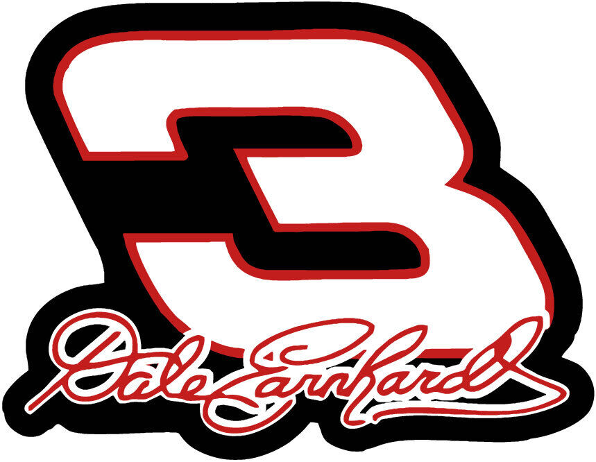 Nascar 3 Dale Earnhardt Decal D2~ Vinyl Car Wall Sticker - Small to XLarge