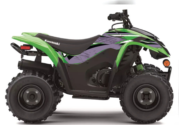 2007 - 2022 Kawasaki KFX 50 90 Graphic Kit - D43-4 Green