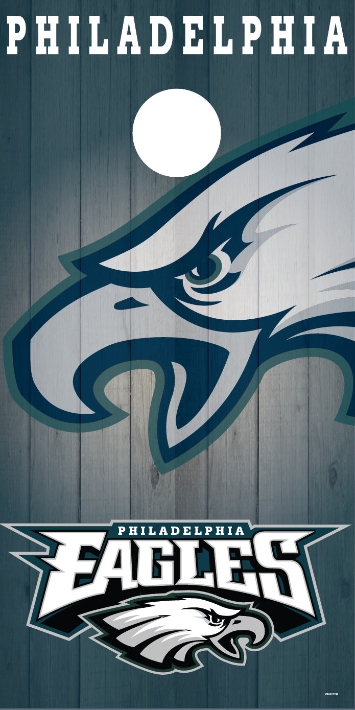 Corn Hole Board Wrap - Philadelphia Eagles Set Cornhole D7