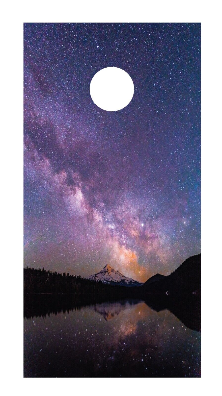Corn Hole Board Wrap - Night Sky Set Cornhole Skin D2