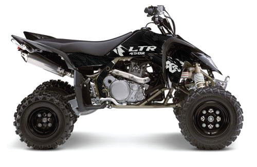 2006 - 2012 Suzuki LTR 450 Graphic Kit Wrap- Pro Ed D48-3 Stealth Black