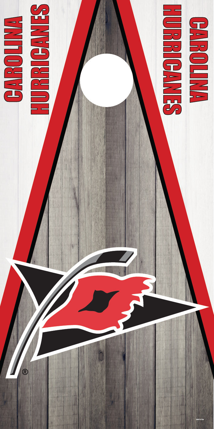 Corn Hole Board Wrap - Carolina Hurricanes Cornhole Skin D4