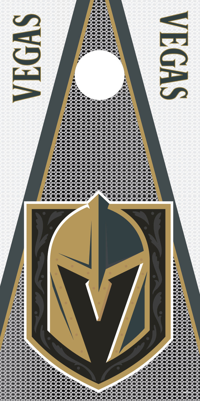 Corn Hole Board Wrap - Las Vegas Golden Knights Set Cornhole Skin D2