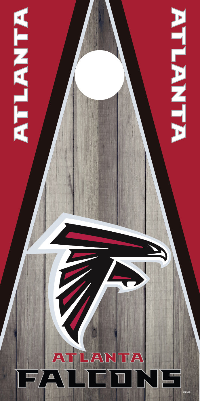 Corn Hole Board Wrap - Atlanta Falcons Cornhole D2