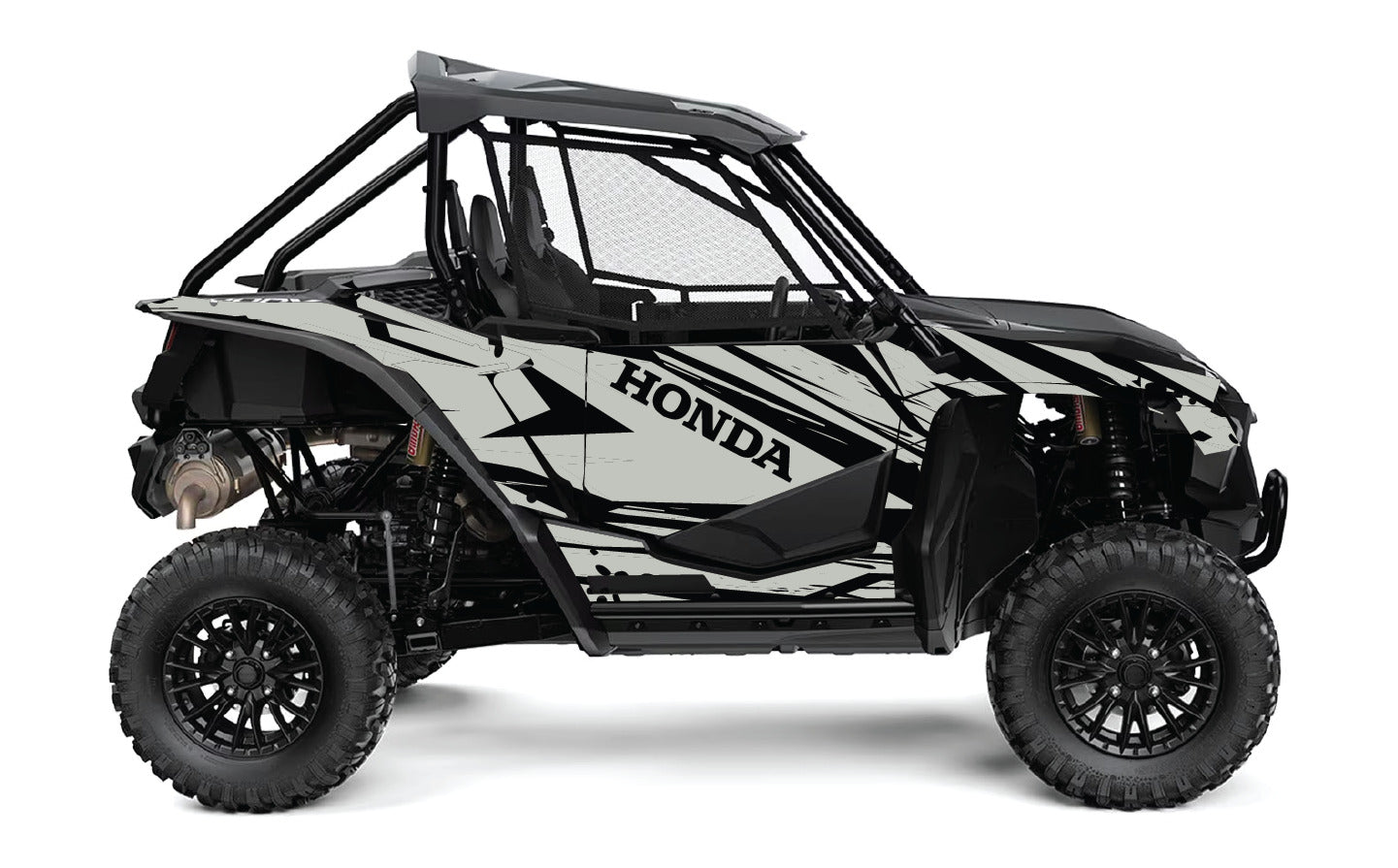 2019-2022 Honda Talon 1000R 1000X 2 Door Graphics Kit - Pro Ed D39-7 Grey