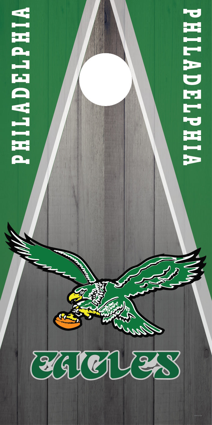 Corn Hole Board Wrap - Philadelphia Eagles D5 Set Cornhole