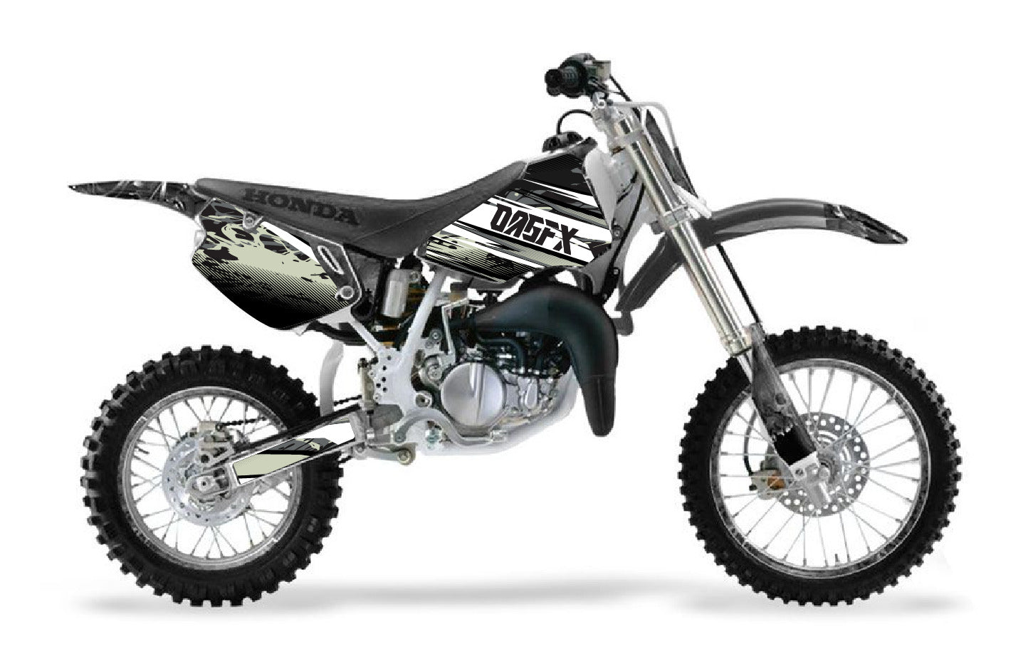 1996 - 2002 Honda CR 80 OAGFX Graphics Kit - D35-6 Grey