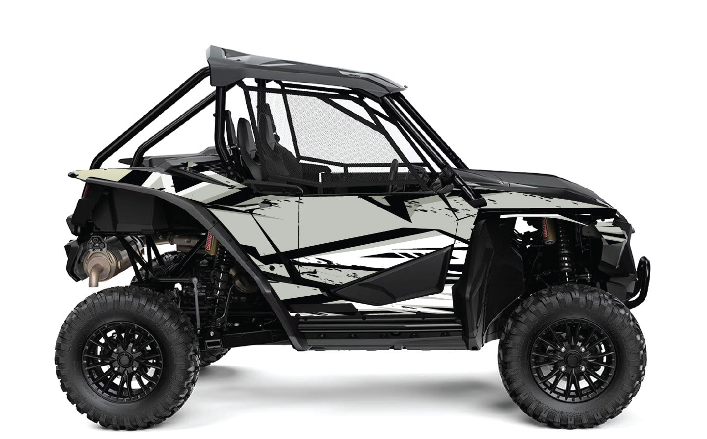 2019-2022 Honda Talon 1000R 1000X 2 Door Graphics Kit - Pro Ed D37-6 Grey