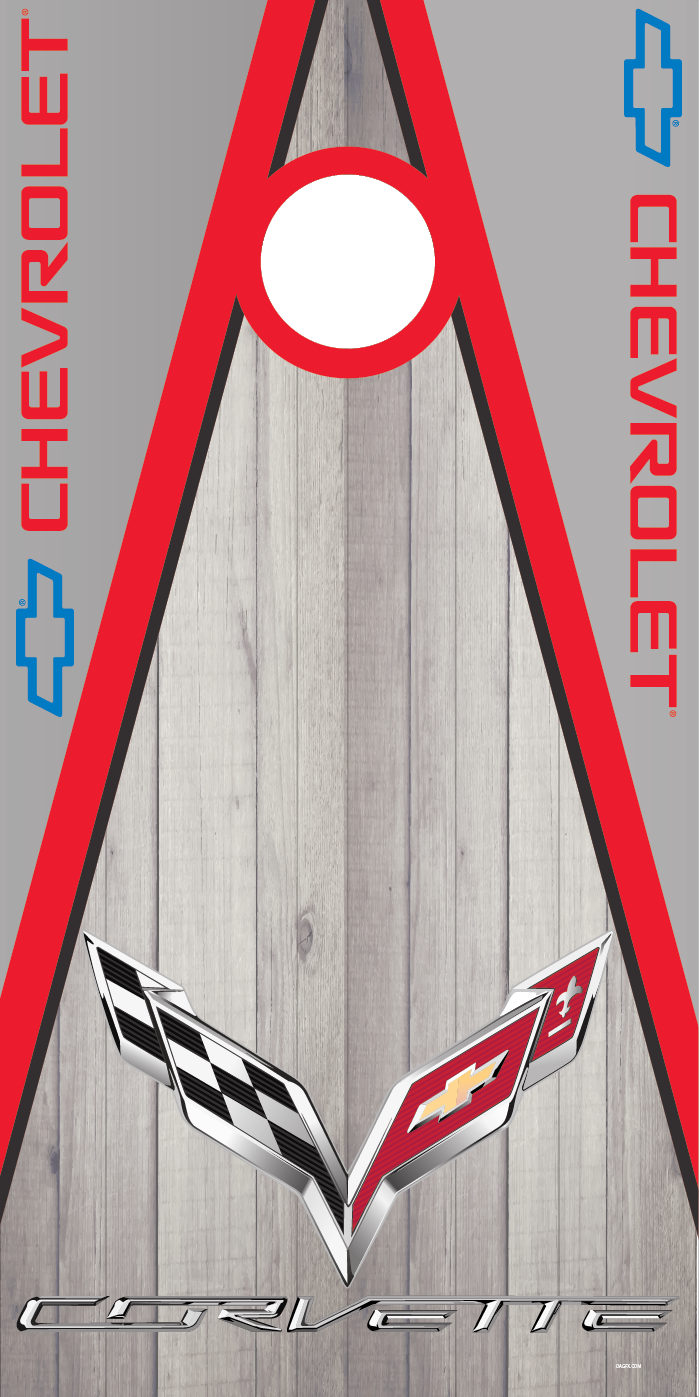 Chevrolet Corvette Cornhole Board Skins (Pair)