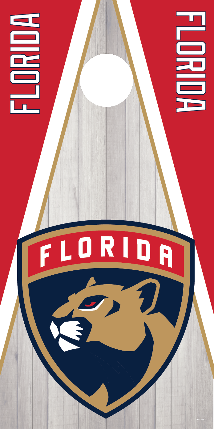 Florida Panthers Cornhole Board Skins (Pair)