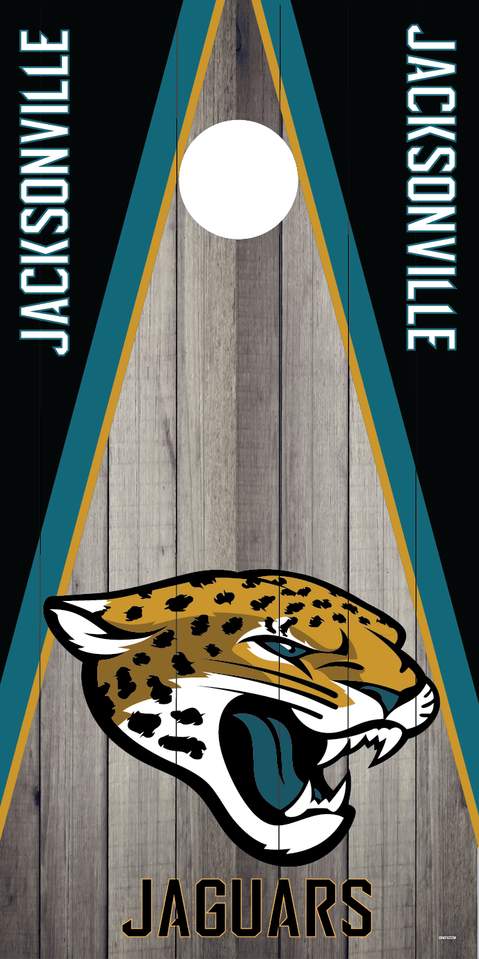 Jacksonville Jaguars Cornhole Board Skins (Pair) – OAGFX