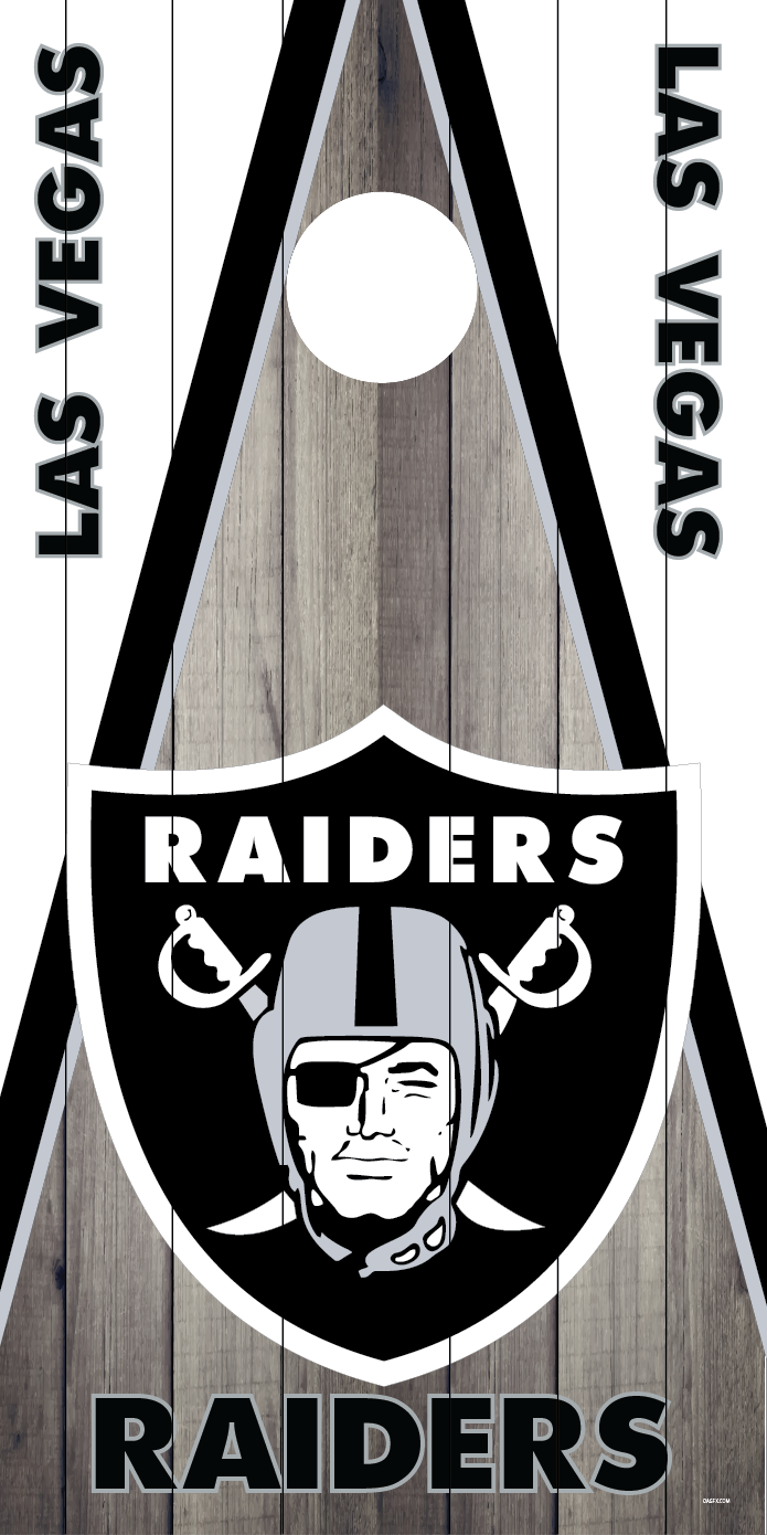 Las Vegas Raiders Cornhole Board Skins (Pair) – OAGFX