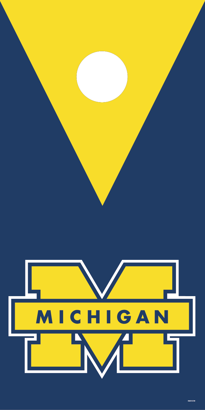 University of Michigan Cornhole Board Skins (Pair)