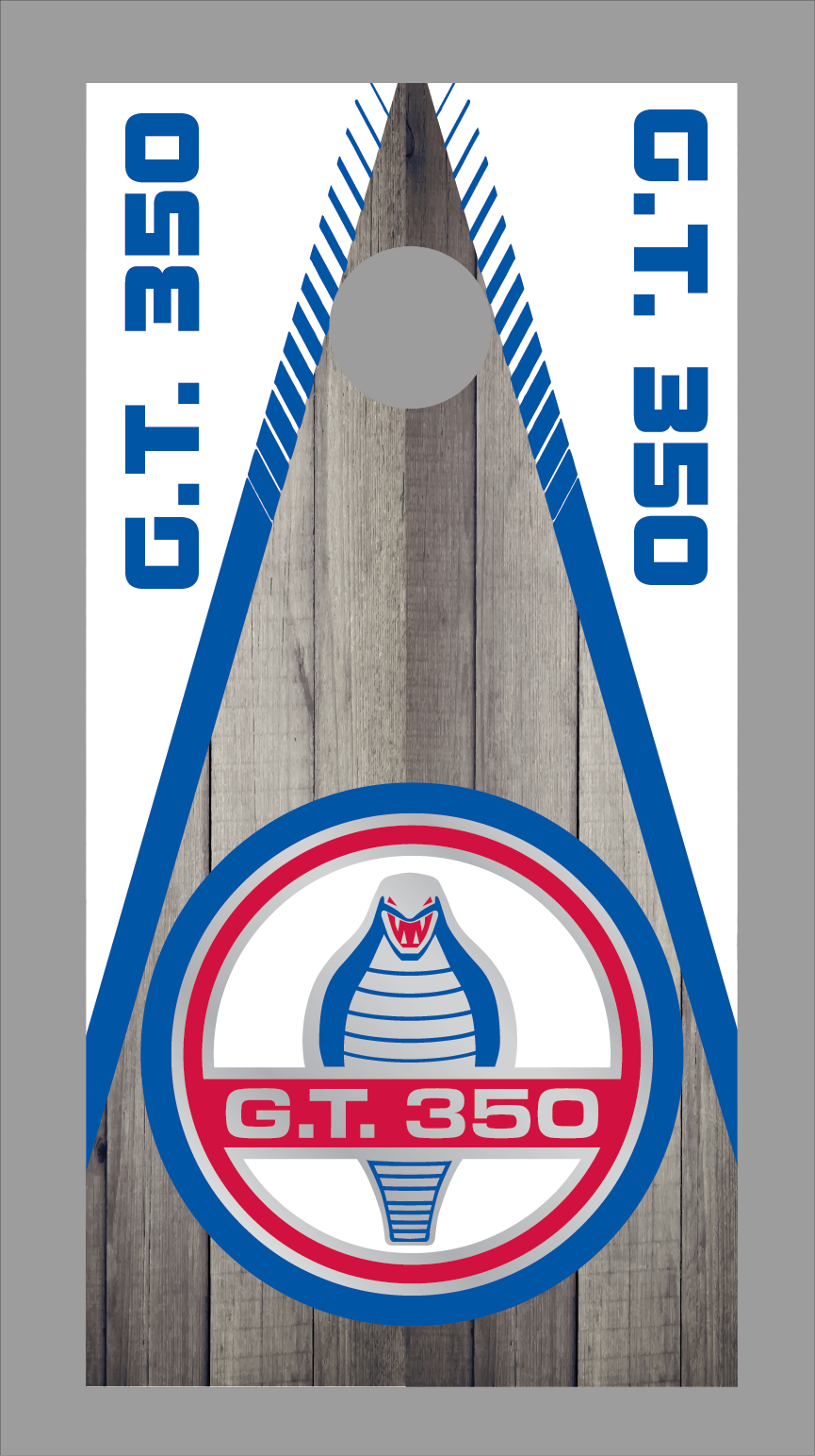 Mustang GT350 Cornhole Board Skins (Pair)