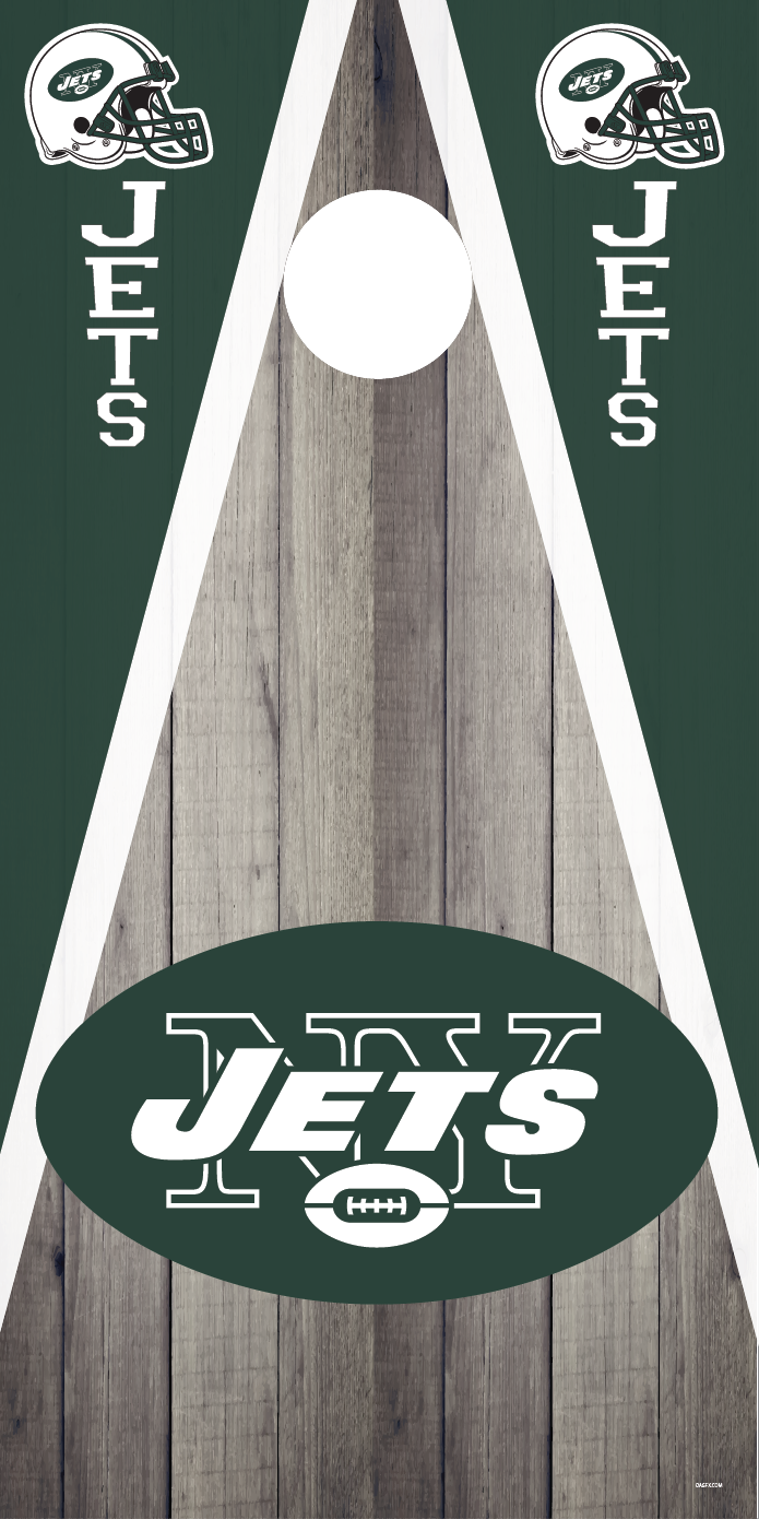 New York Jets Cornhole Board Skins (Pair) – OAGFX