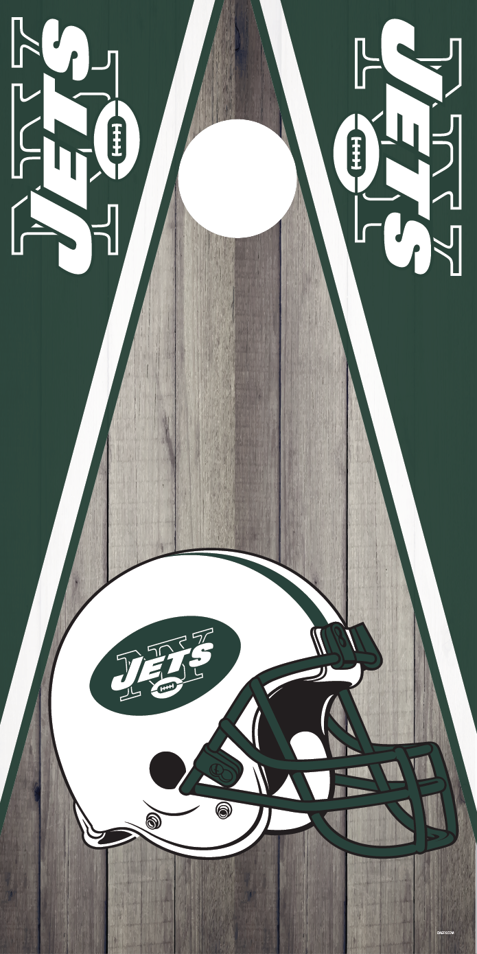 New York Jets Cornhole Board Skins (Pair)