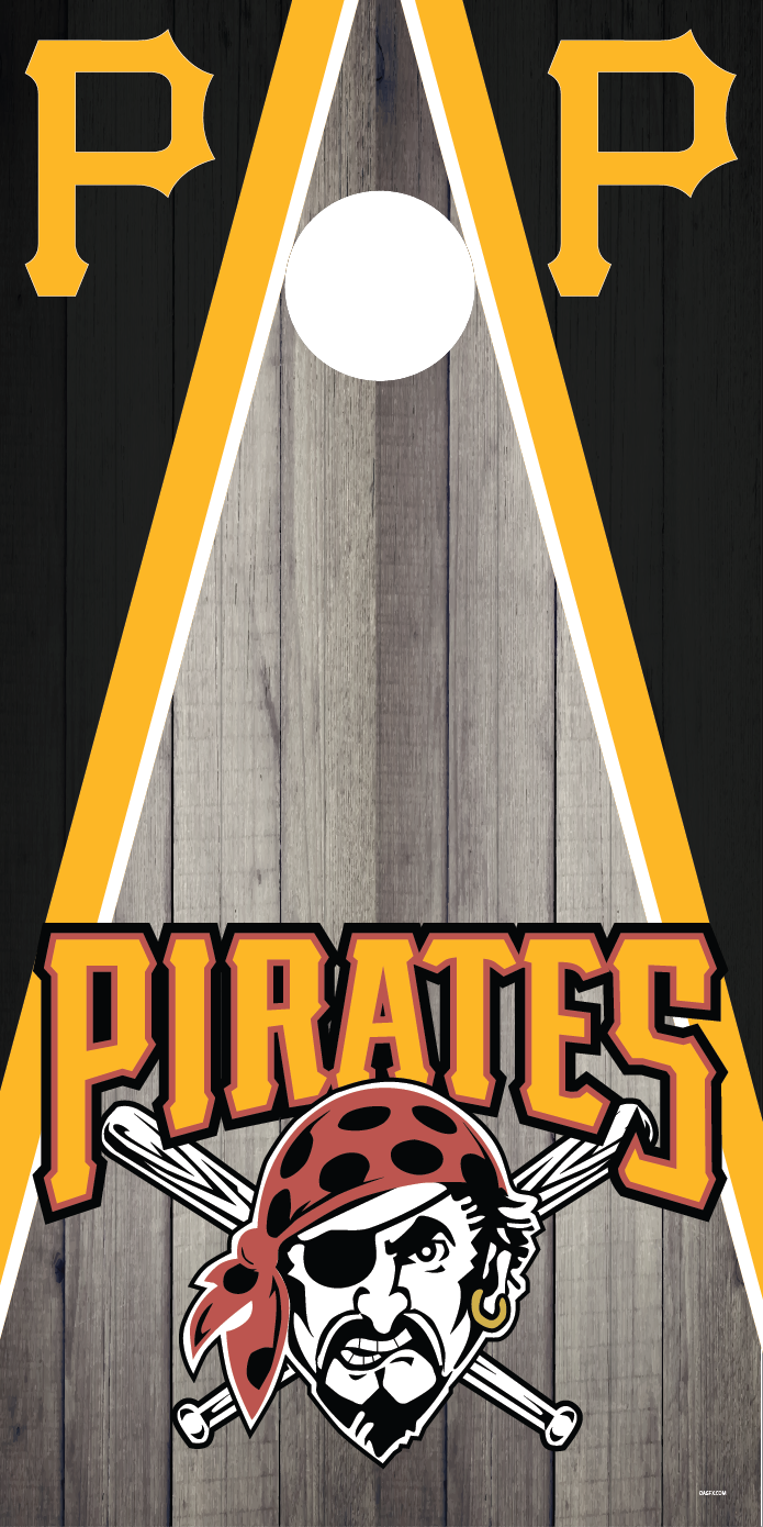 Pittsburgh Pirates Cornhole Board Skins (Pair)