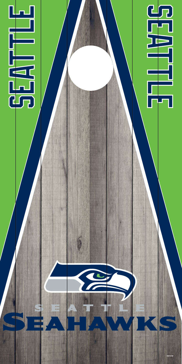 Seattle Seahawks Cornhole Board Skins (Pair) – OAGFX