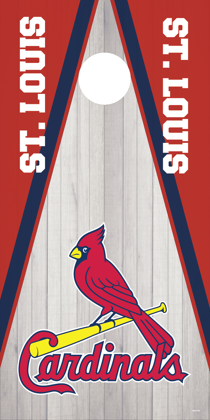 ST. Louis Cardinals Cornhole Board Skins (Pair)