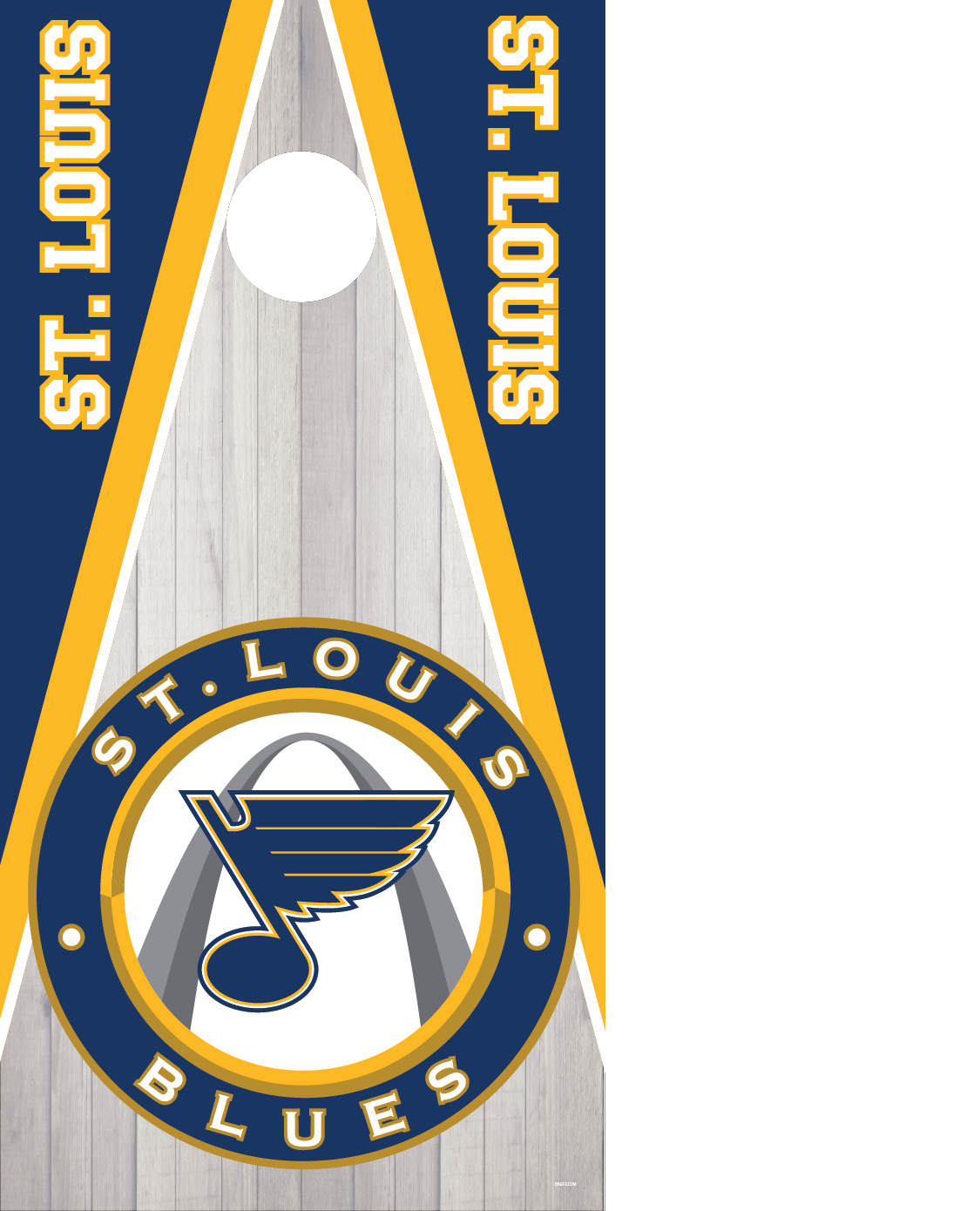 St. Louis Blues Cornhole Board Skins (Pair)