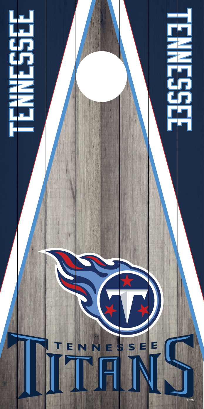 Tennessee Titans 2' x 4' Onyx Cornhole Board Set