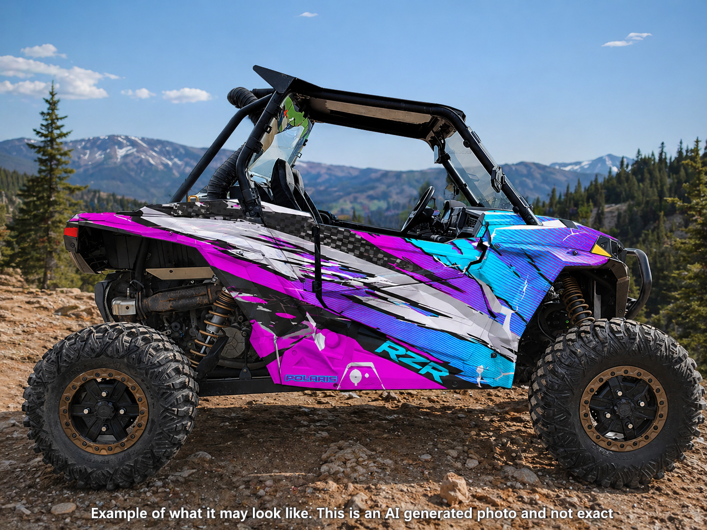 カーペンター　サンライズオリジナルデザイン 2019 - 2023 Polaris RZR XP 1000 Graphics Kit D53-1 OAGFX