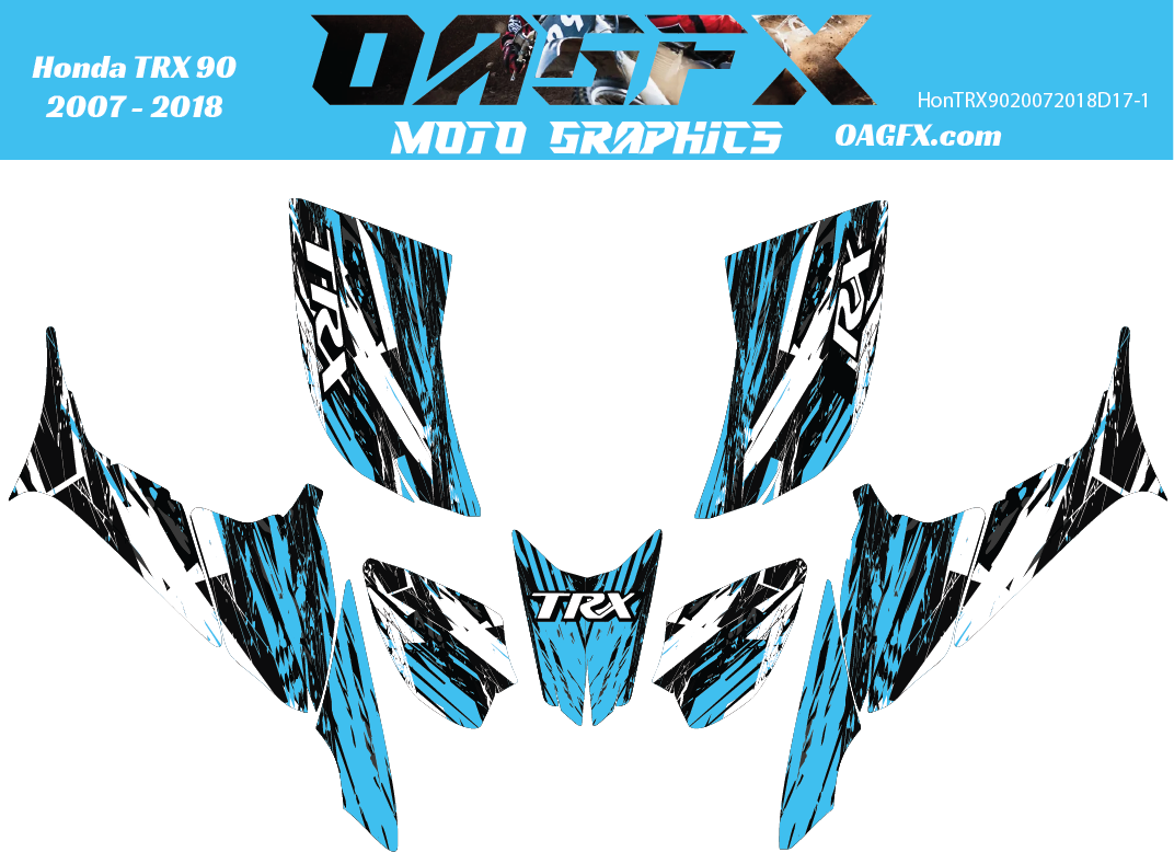 Graphics Kits for 2007 to 2018 Honda TRX 90