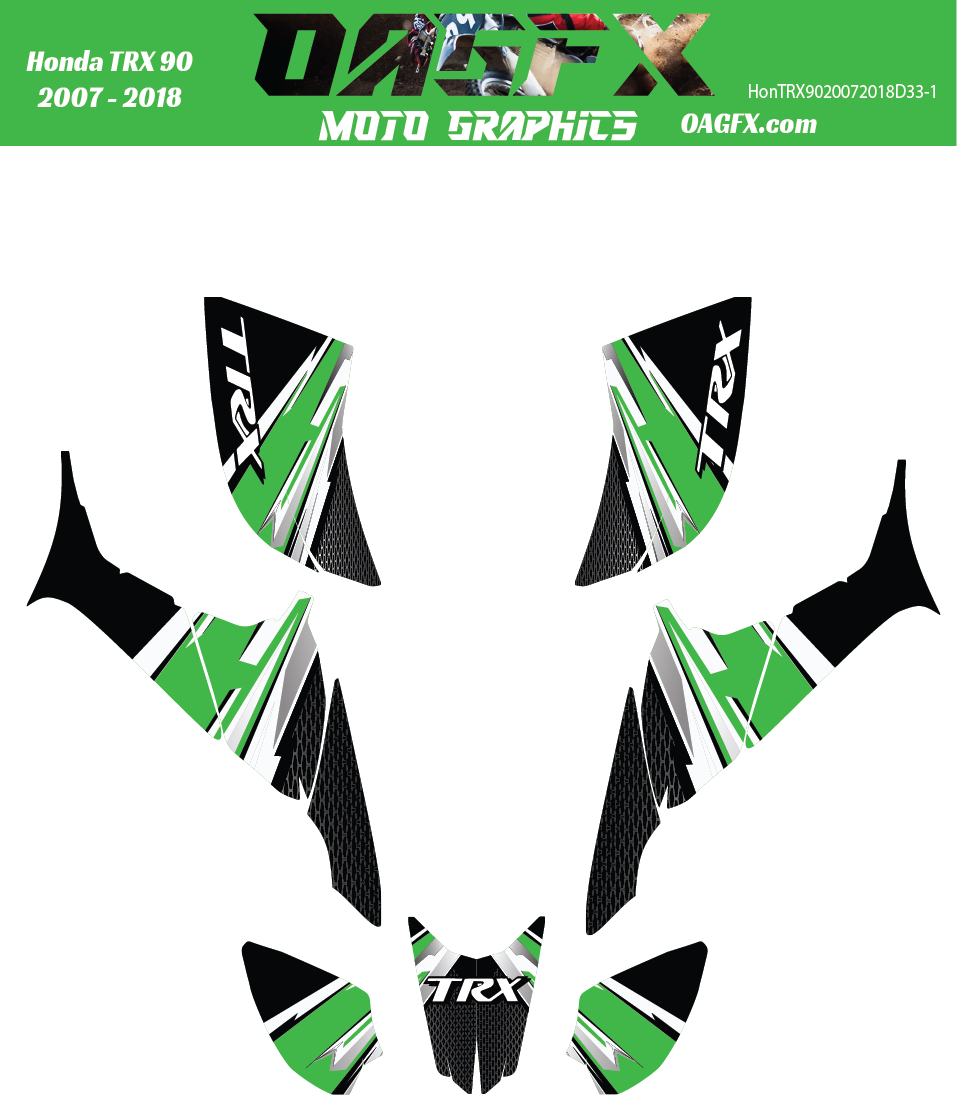 Graphics Kits for 2007 to 2018 Honda TRX 90