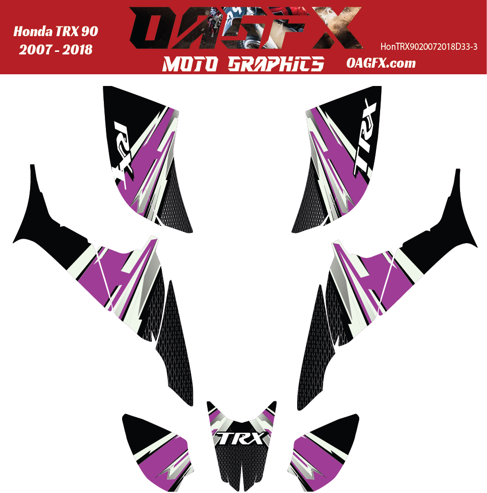 Graphics Kits for 2007 to 2018 Honda TRX 90