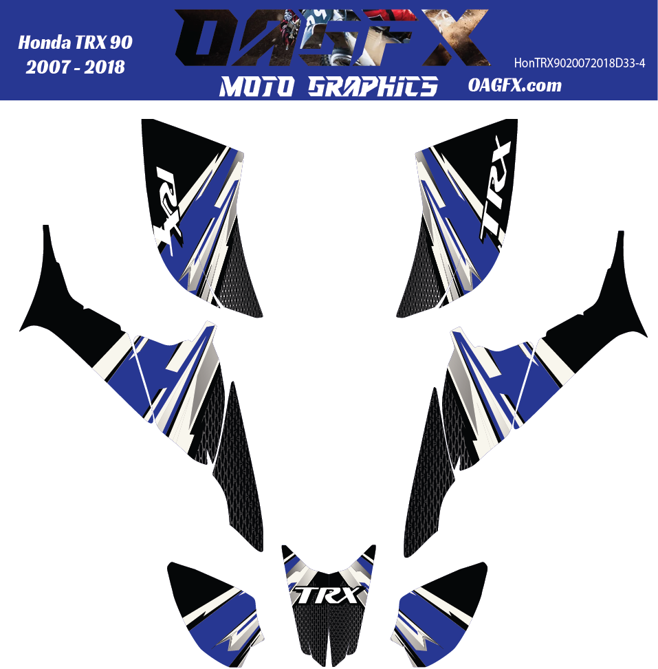 Graphics Kits for 2007 to 2018 Honda TRX 90