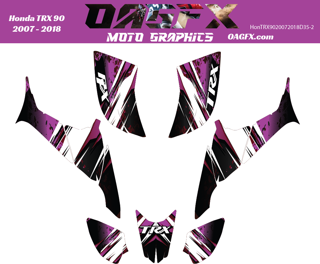 Graphics Kits for 2007 to 2018 Honda TRX 90