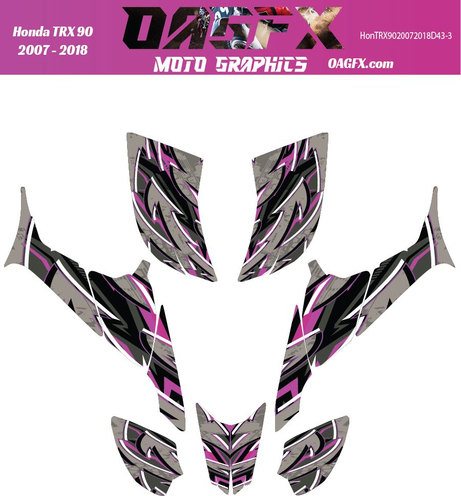 Graphics Kits for 2007 to 2018 Honda TRX 90