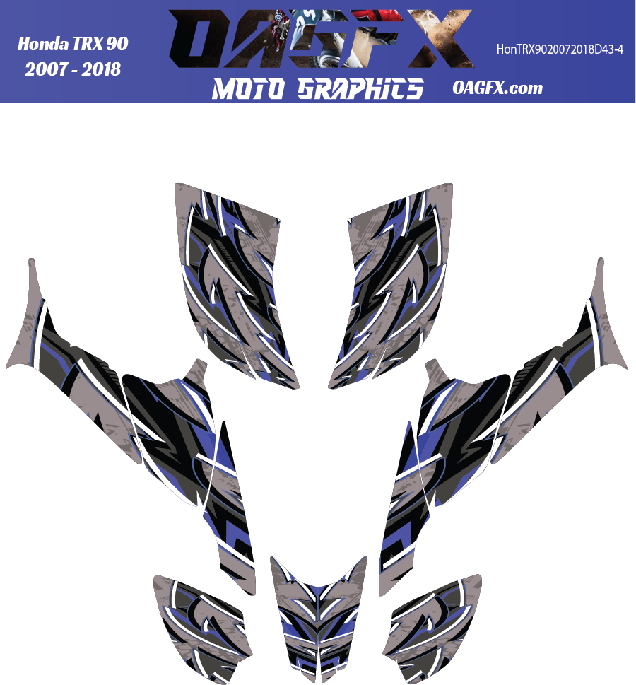 Graphics Kits for 2007 to 2018 Honda TRX 90