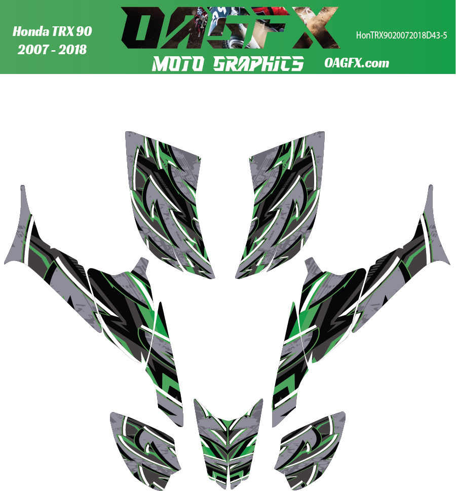 Graphics Kits for 2007 to 2018 Honda TRX 90