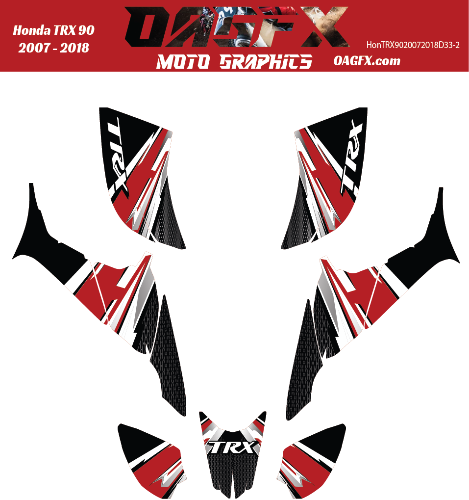 Graphics Kits for 2007 to 2018 Honda TRX 90