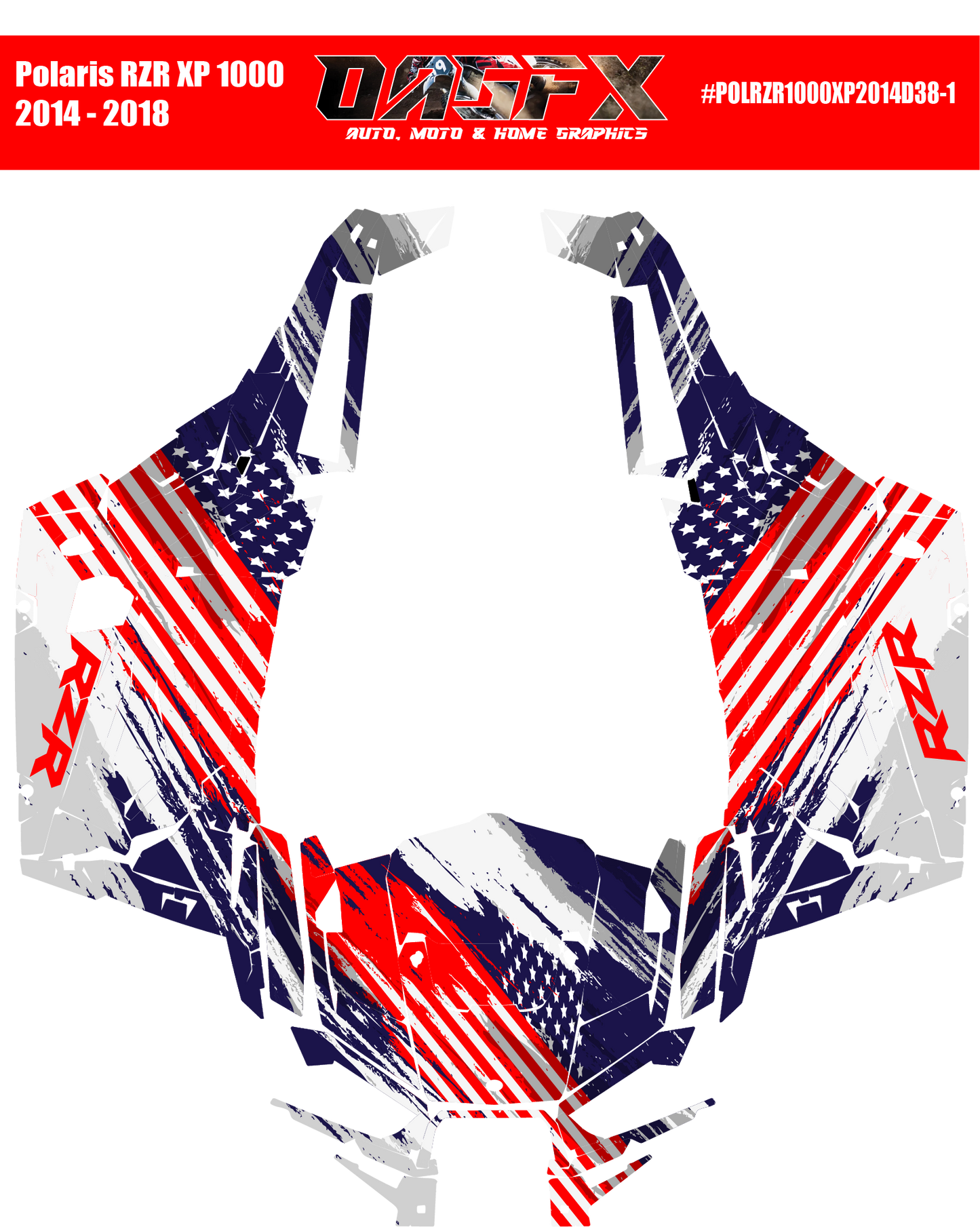 Graphics Kit for POLARIS RZR XP 1000 2014-2018
