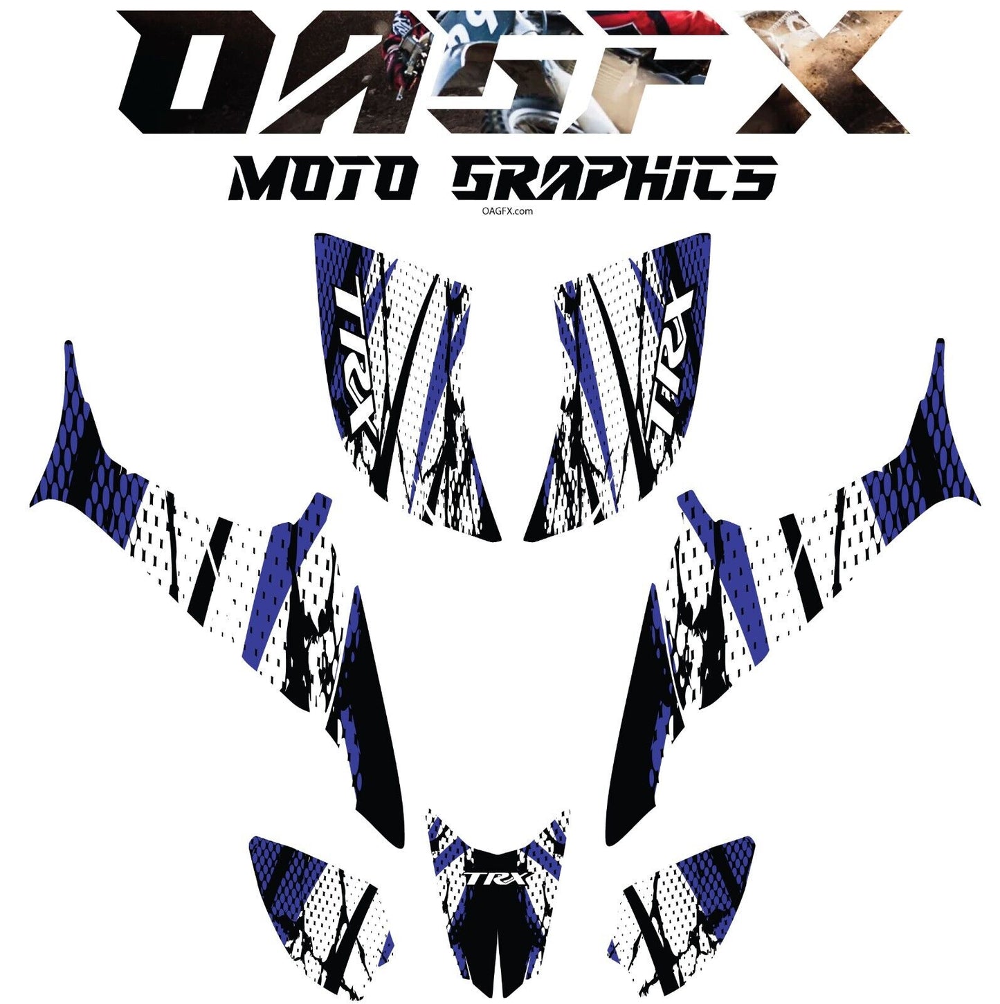 2007-2018 Honda TRX 90 Graphics Kit - Pro Ed D9-3