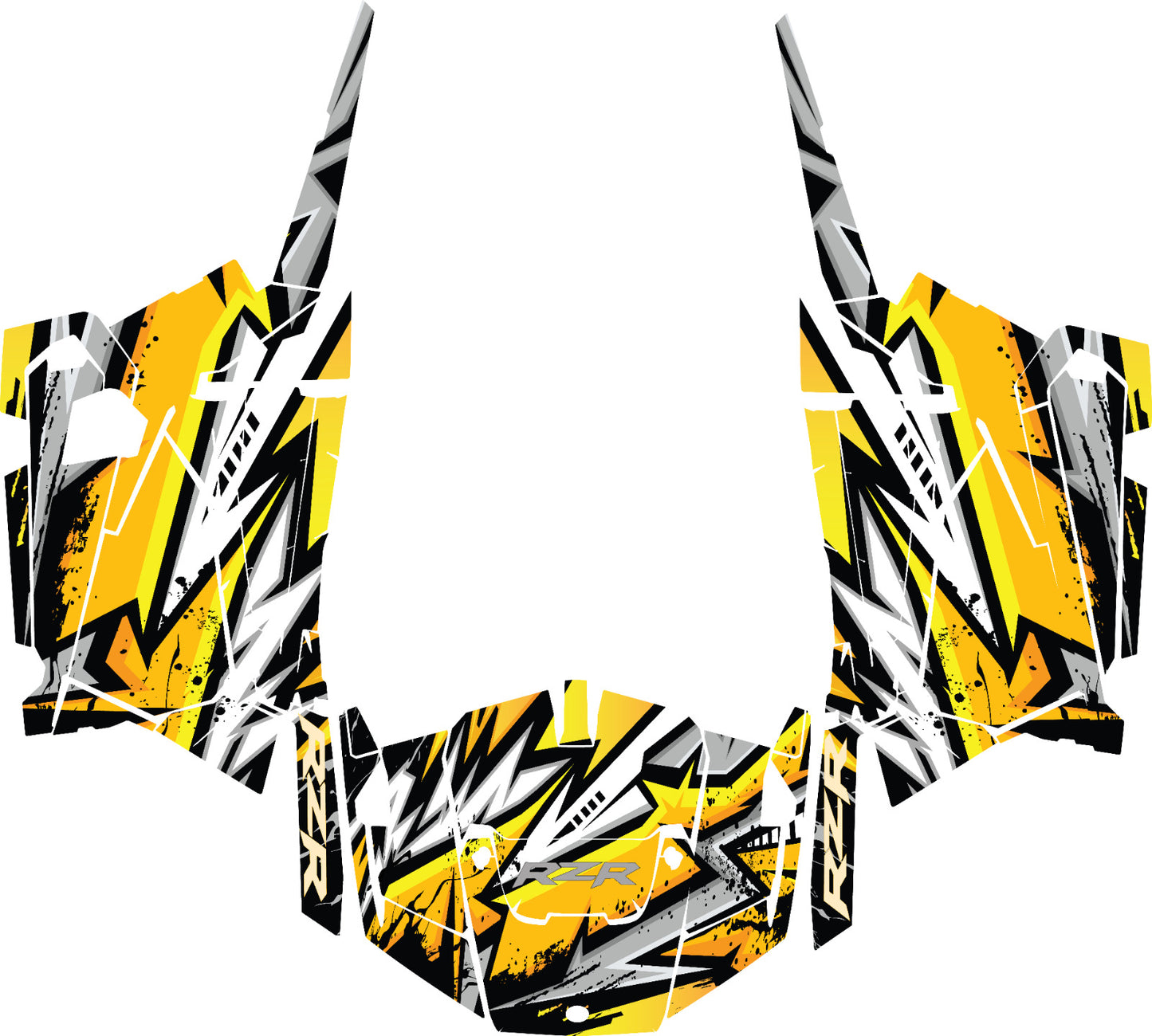 2014 - 2019 Polaris RZR 900 S Graphics Kit D37-1