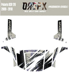 2009 - 2018 Polaris RZR 170 UTV Graphics Kit D35-7 Grey