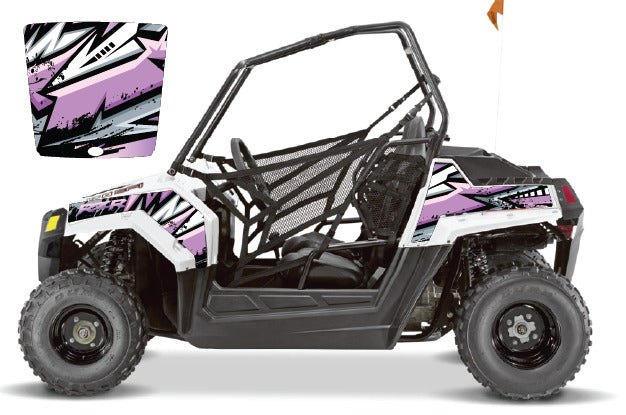 2009 - 2018 Polaris RZR 170 UTV Graphics Kit D37-4 Purple