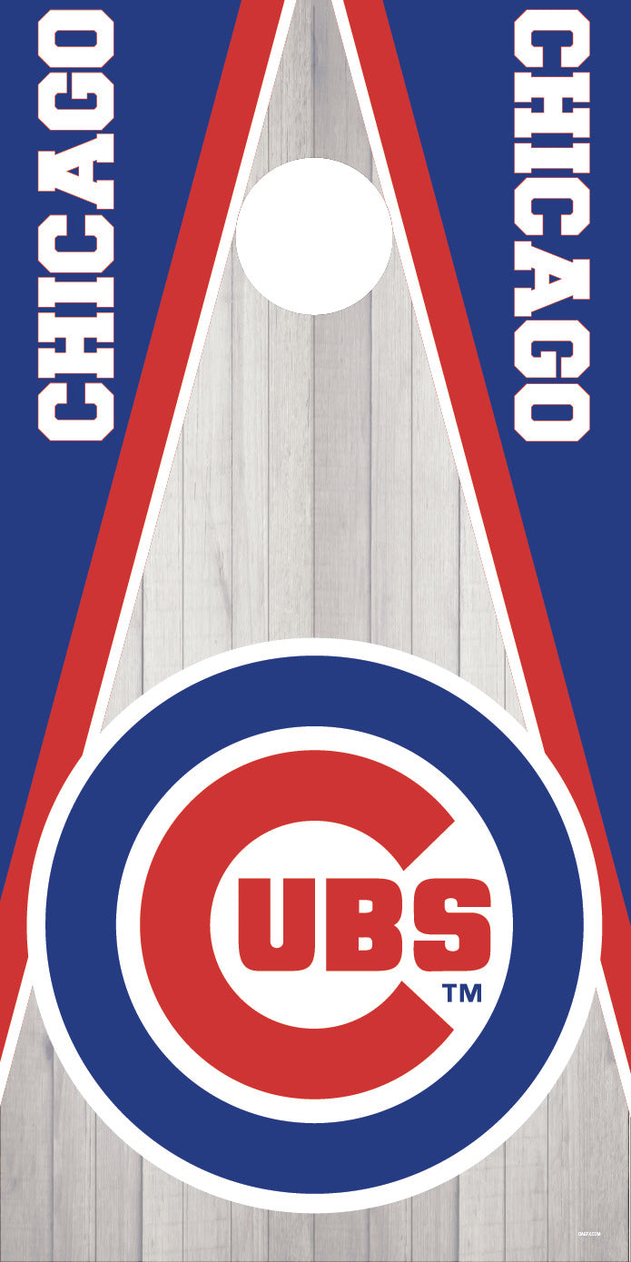 Corn Hole Board Wrap - Chicago Cubs Cornhole