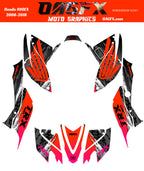 2008 - 2018 Honda TRX 400 EX Graphics Kit - Pro Ed D49-1